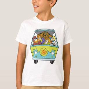 T-shirt Aglomerado na máquina do mistério