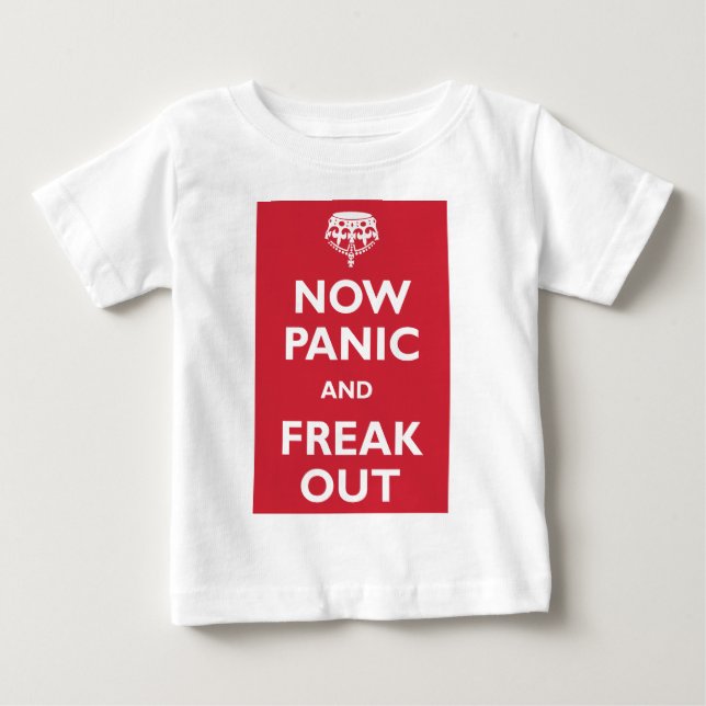 T-shirt Agora, Pânico E Fora (Frente)