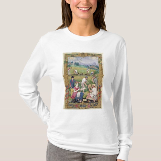 T-shirt Agosto: A colheita (Frente)