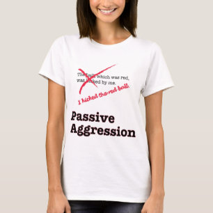T-shirt Agressão passiva