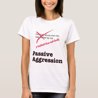 T-shirt Agressão passiva