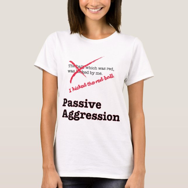 T-shirt Agressão passiva (Frente)