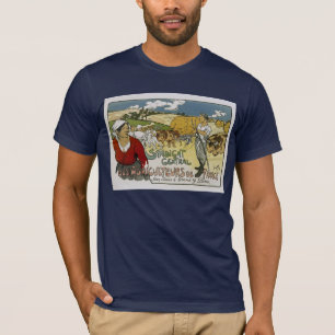 T-shirt Agriculturas centrais de France do DES de Syndicat