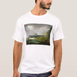 T-shirt Água de Derwent com o Skiddaw na distância, c.17