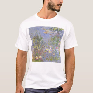 T-shirt Água-Lírios de Claude Monet  , conjunto de grama