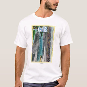 T-shirt Água má no monumento nacional do Vale da Morte