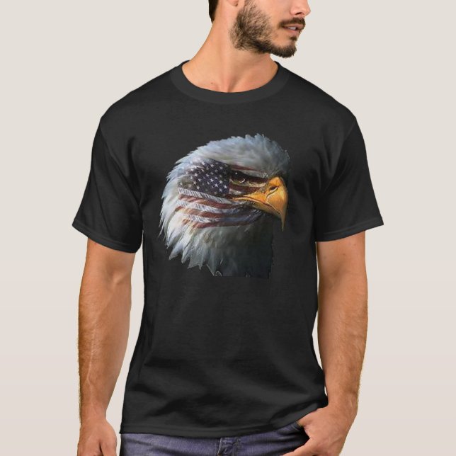 T-shirt Águia americana (Frente)