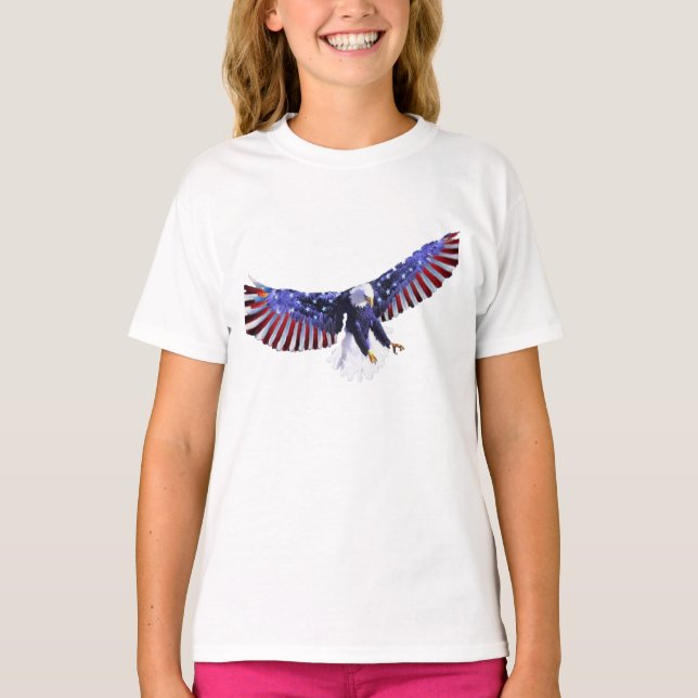 T-shirt Águia americana (Frente)
