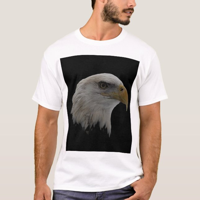 T-shirt Águia Bald Americano (Frente)