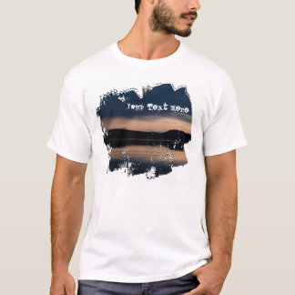 T-shirt Ainda por do sol; Customizável