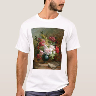 T-shirt Ainda vida com flores e partitura