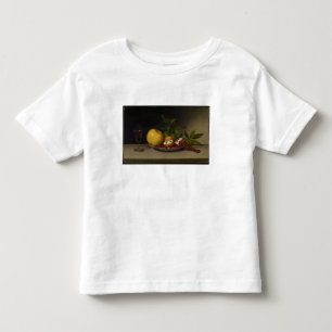 T-shirt Ainda vida com fruta, bolos e vinho, 1821
