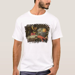 T-shirt Ainda vida com fruta e marisco, 1653 (óleo sobre