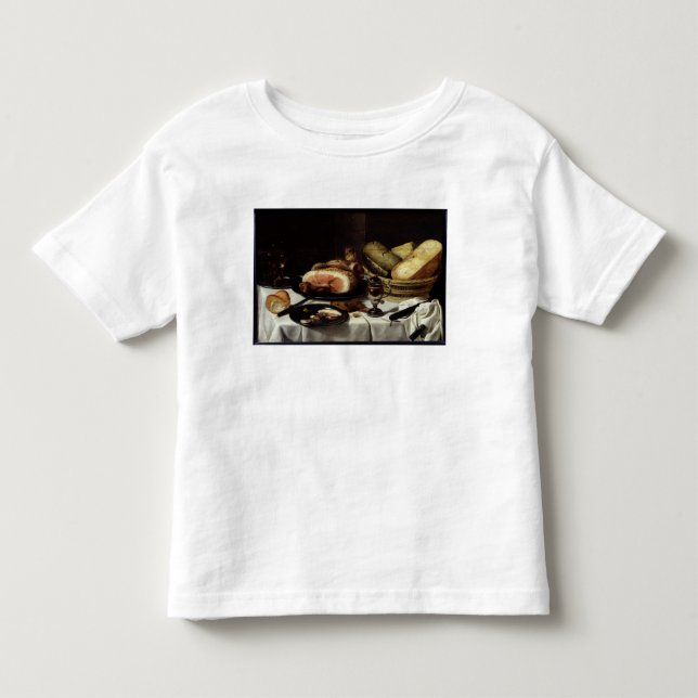 T-shirt Ainda vida com presunto (Frente)