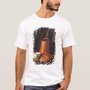 T-shirt Ainda vida com um grupo do chocolate do bebendo,