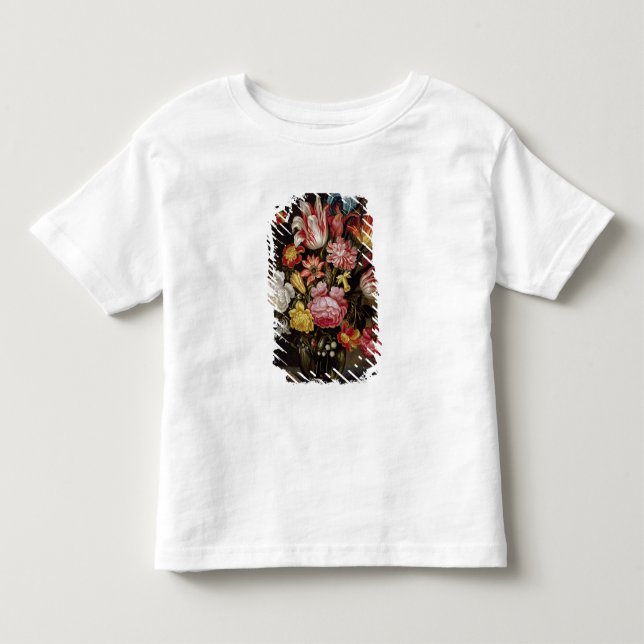 T-shirt Ainda vida das flores em um vaso ovóide (Frente)
