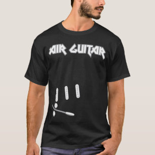 T-shirt Air Guitar em qualquer lugar