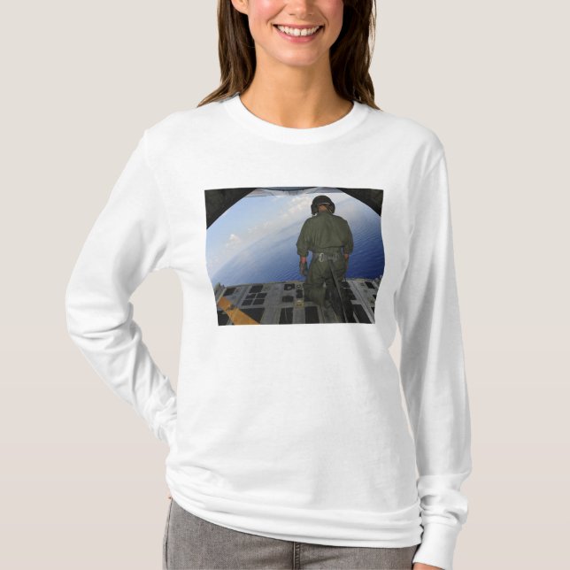 T-shirt Airman observa as águas do Golfo do México (Frente)