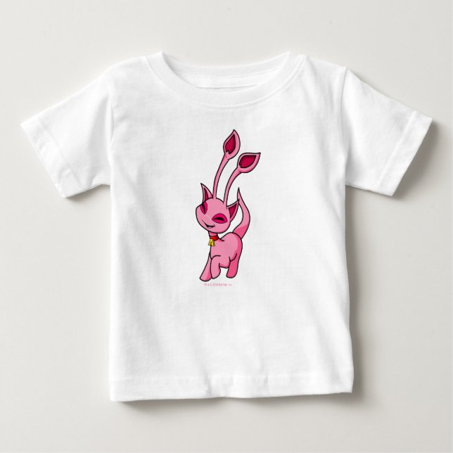 T-shirt Aisha cor-de-rosa Prancing (Frente)