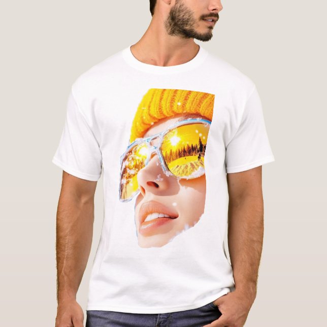 T-Shirt Ajustado relaxado (Frente)