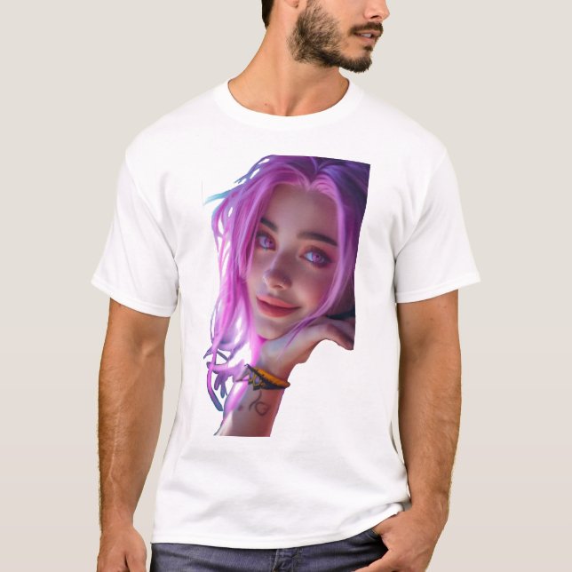 T-Shirt Ajustado relaxado (Frente)