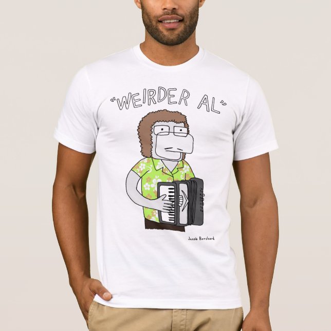 T-shirt "Al mais estranho" no limão (Frente)