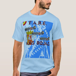 T-shirt ALÁ, força aérea republicana espanhola de ROJAS