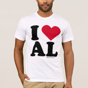T-SHIRT ALABAMA - AL DO AMOR DE I - AMOR ALABAMA DE I