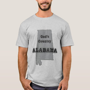 T-shirt Alabama é O PAÍS DE DEUS