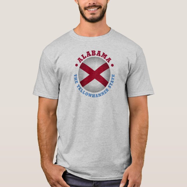 T-Shirt ALABAMA STATE FLAG (Frente)