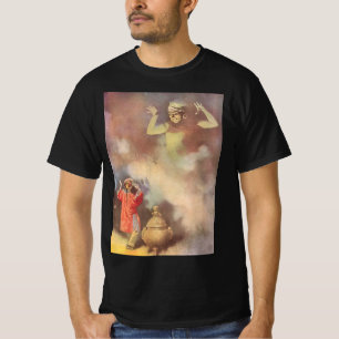 T-shirt Aladim Vintage e o Gênio da Lâmpada, Godwin