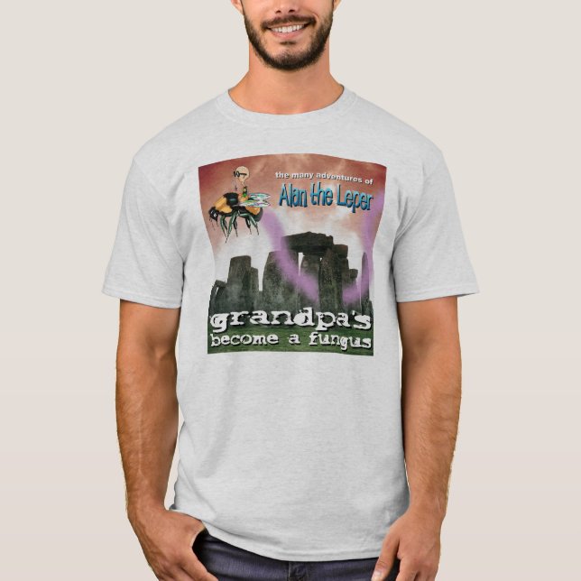 T-shirt Alan, o Leper (Frente)