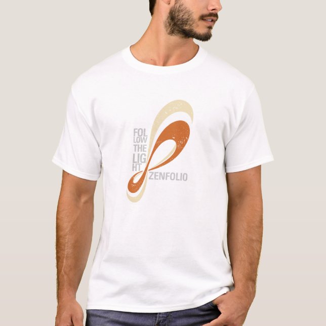 T-shirt alaranjado com Swoosh (Frente)