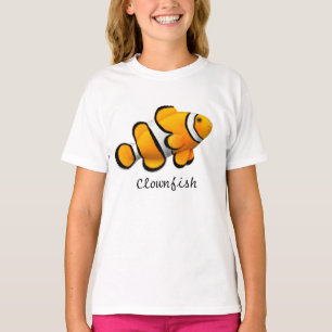 T-shirt alaranjado de Percula Clownfish dos miúdo