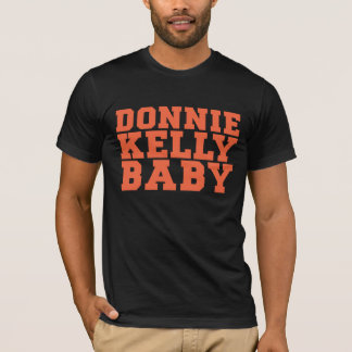 T-shirt alaranjado e preto de DKB do basebol
