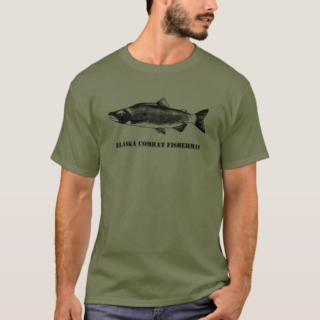 T-shirt Alaska Combate Pescador (Frente)