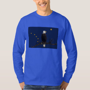 T-shirt Alaska Eagle E Flag