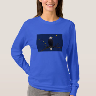T-shirt Alaska Eagle E Flag