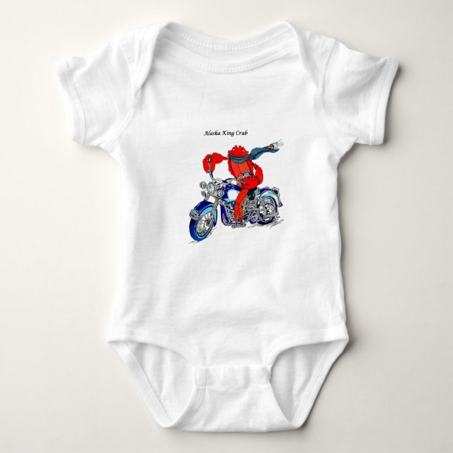 T-shirt Alaska King Crab em Moto (Frente)