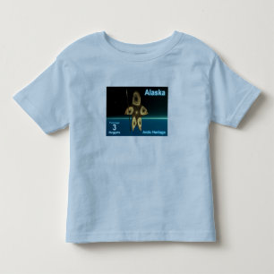 T-shirt Alaska Postage - Fractal Inuit Hunter
