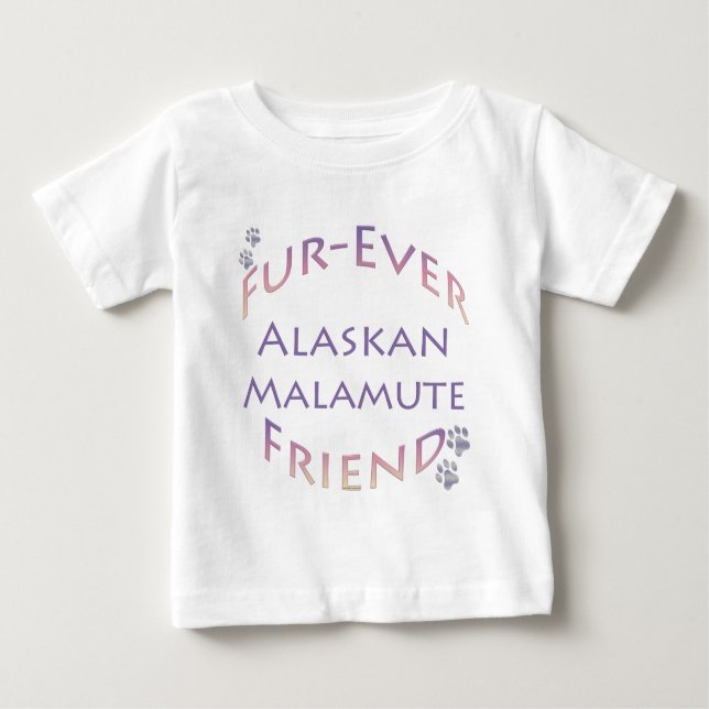 T-shirt Alaskan Malamute Fuore (Frente)