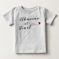Albanês At Heart Camiseta, Albânia