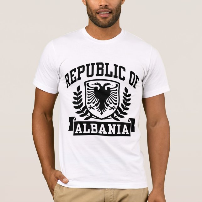 T-shirt Albânia (Frente)