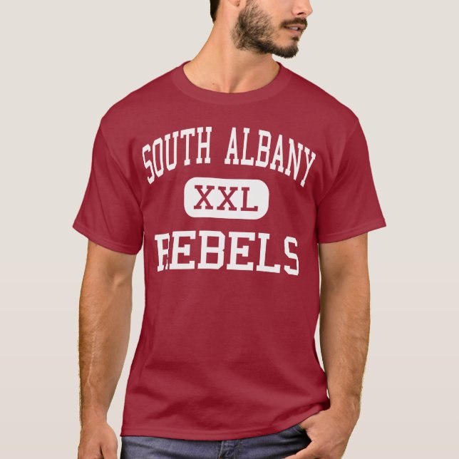 T-shirt Albany sul - rebeldes - alta - Albany Oregon (Frente)