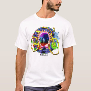 T-shirt Albert passeio selvagem 16 de abril de 1943,