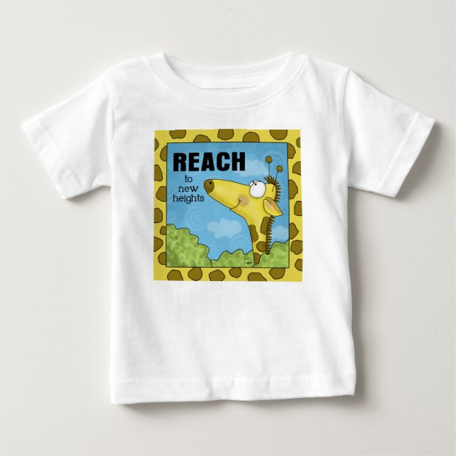 T-shirt Alcance a New Heights Giraffe (Frente)