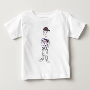 T-shirt Alcance de Boné Negro de Baseball