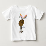 T-shirt Alces de Hanukkah!<br><div class="desc">Este alce pequeno Menorah dos desenhos animados está desejando-lhe um Moosed Hanukkah feliz!</div>