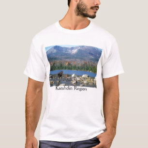 T-shirt Alces de Maine da região de Katahdin