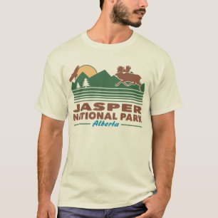 T-shirt Alces do parque nacional de jaspe